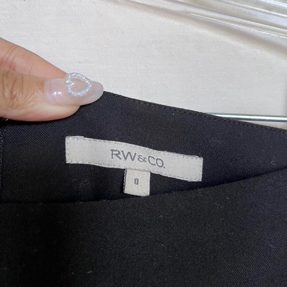 RW&Co Black Flare Midi Skirt - Picture 2 of 6